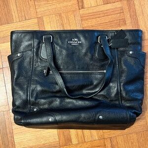 Black Coach Tote